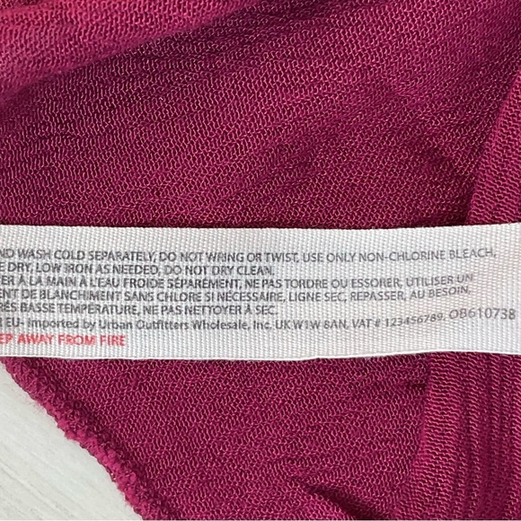 Free People Delphine Embellished Plum Purple Slip Dress Size Medium - Picture 12 of 14